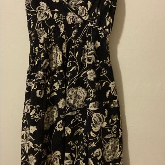 Speed Control NY Med Cream and White Sundress V-neck 100% cotton - Picture 3 of 6